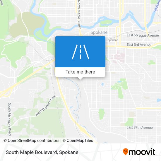 Mapa de South Maple Boulevard