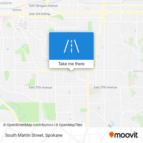 South Martin Street map