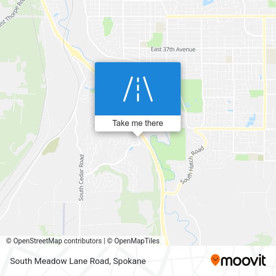 Mapa de South Meadow Lane Road