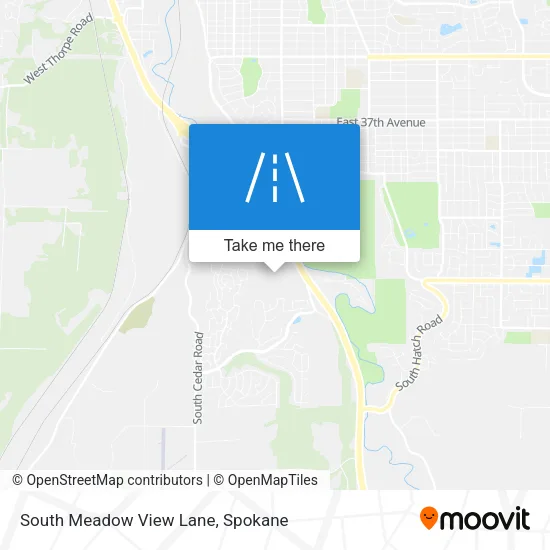 South Meadow View Lane map