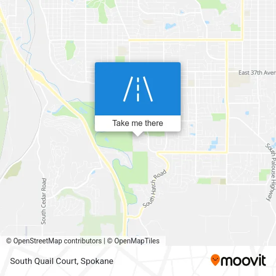 South Quail Court map
