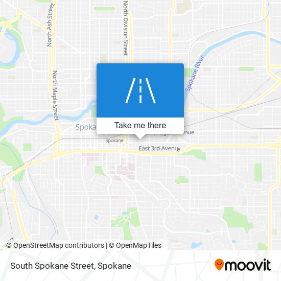 South Spokane Street map