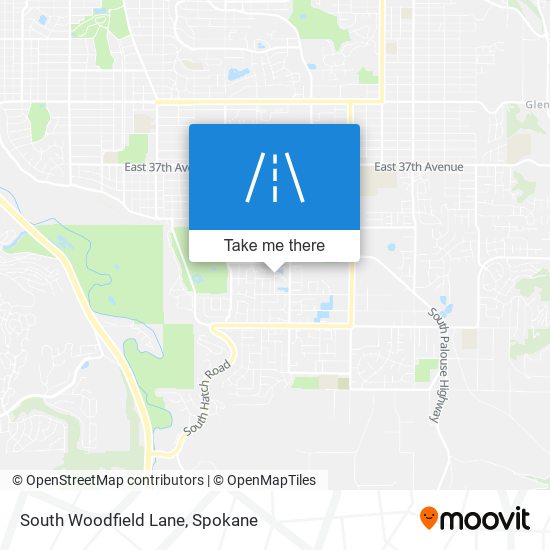 South Woodfield Lane map