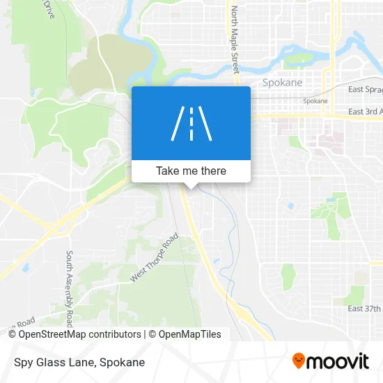Spy Glass Lane map