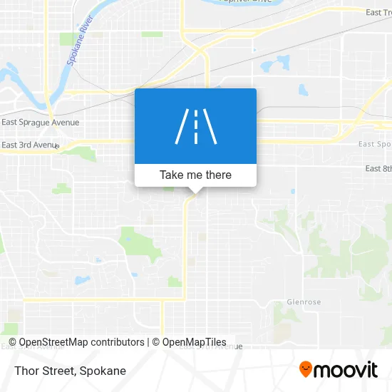 Thor Street map