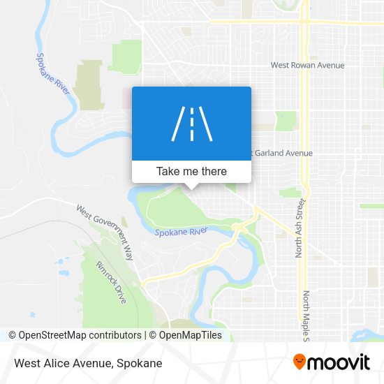 Mapa de West Alice Avenue