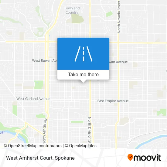 West Amherst Court map