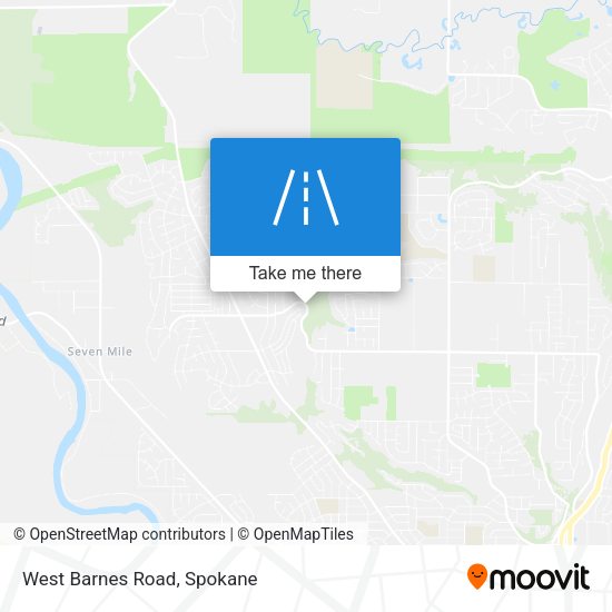 Mapa de West Barnes Road