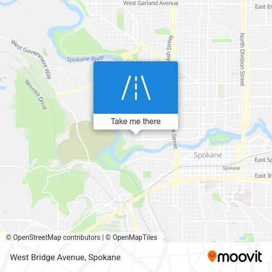 West Bridge Avenue map