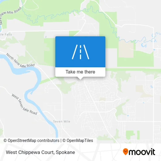 West Chippewa Court map