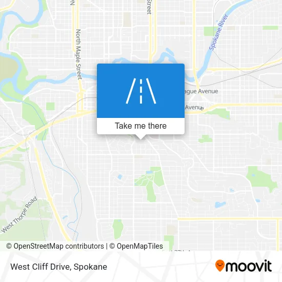 West Cliff Drive map