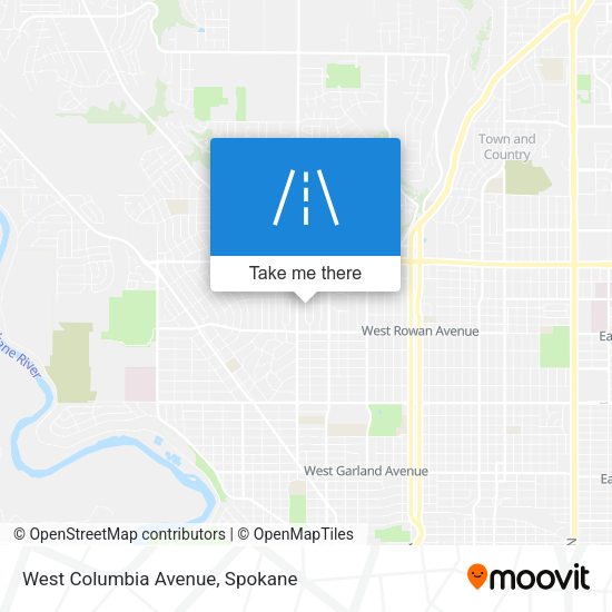 Mapa de West Columbia Avenue