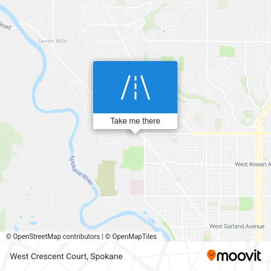 West Crescent Court map