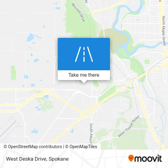 West Deska Drive map