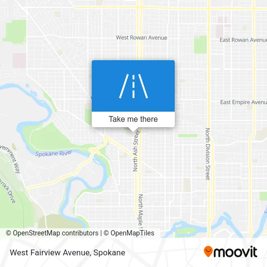 West Fairview Avenue map