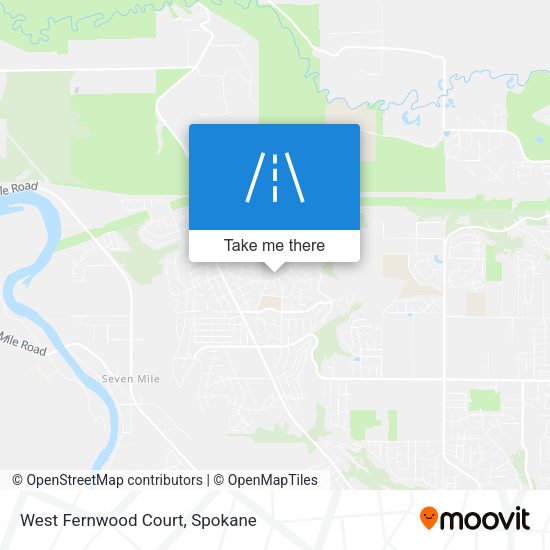 West Fernwood Court map