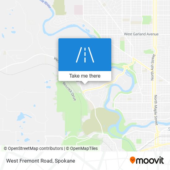 West Fremont Road map