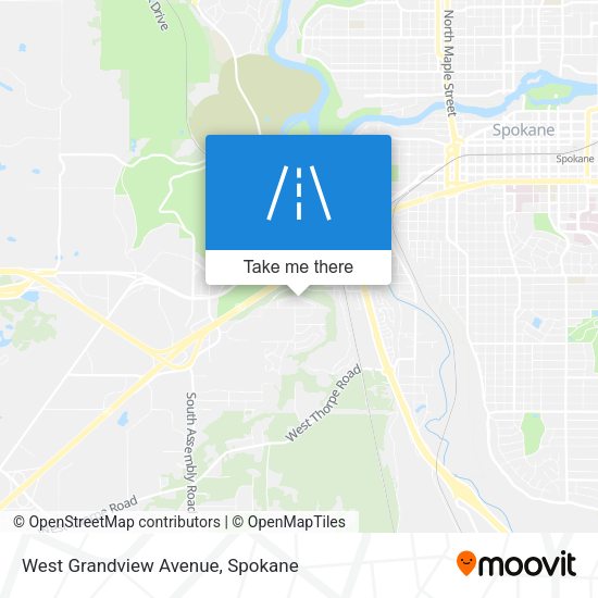 West Grandview Avenue map