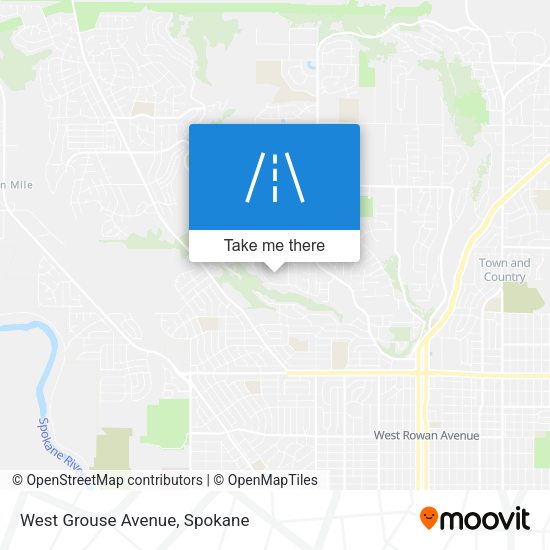 Mapa de West Grouse Avenue