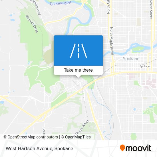 West Hartson Avenue map