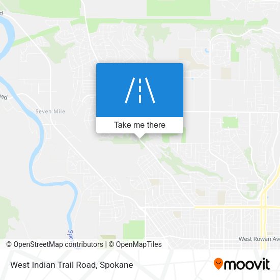 West Indian Trail Road map