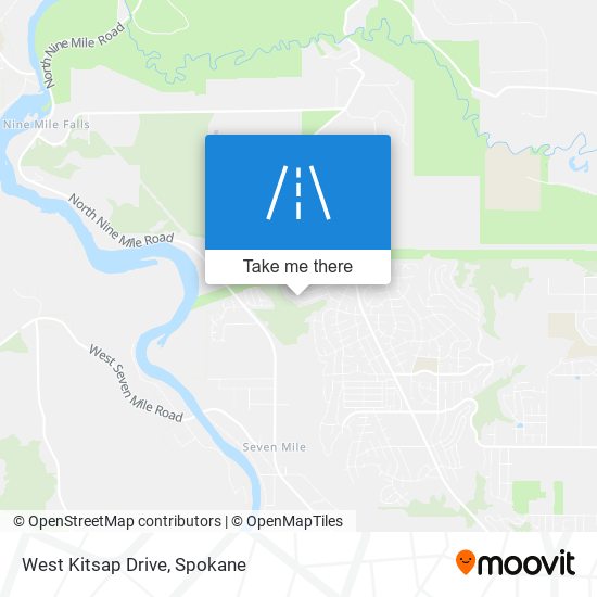 Mapa de West Kitsap Drive