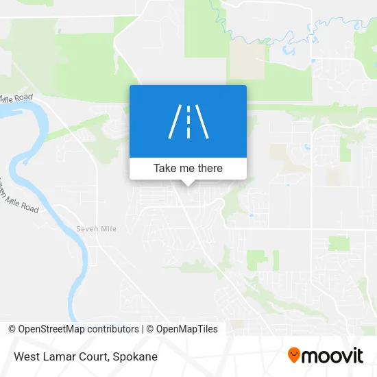 West Lamar Court map