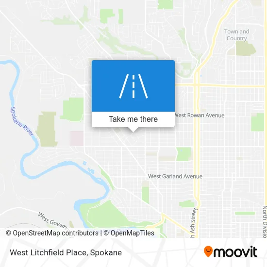 West Litchfield Place map