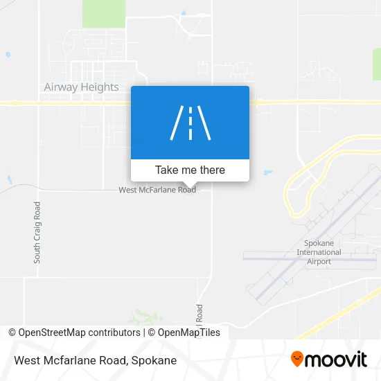 West Mcfarlane Road map