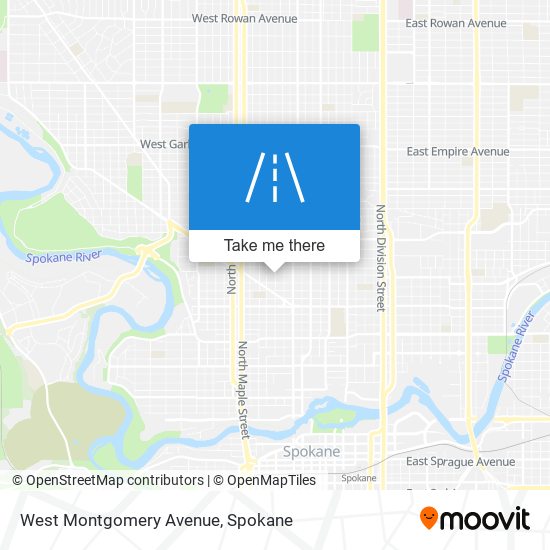 West Montgomery Avenue map