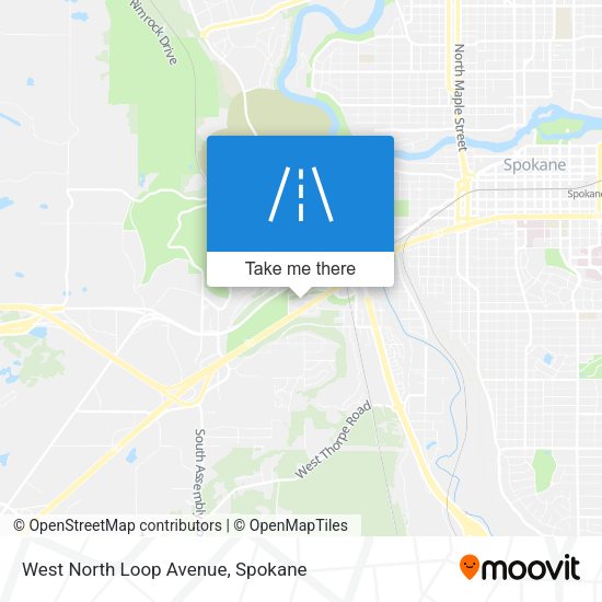 Mapa de West North Loop Avenue