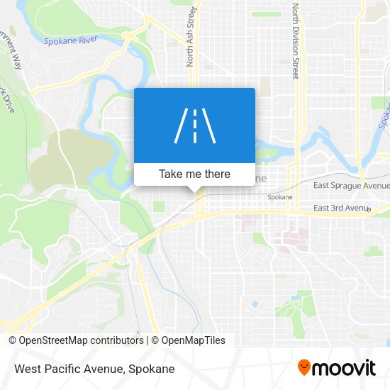 West Pacific Avenue map