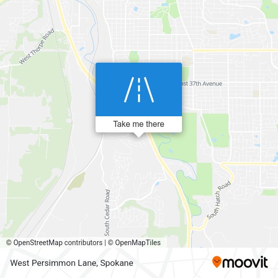 West Persimmon Lane map
