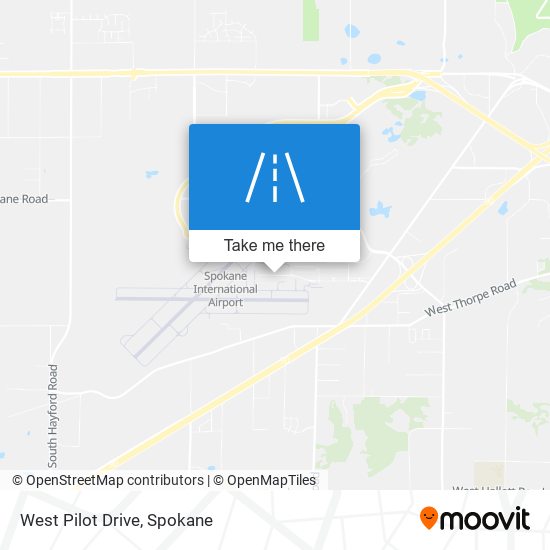 West Pilot Drive map