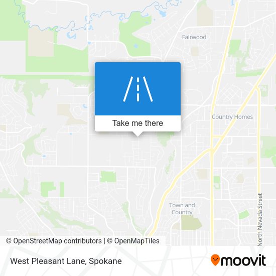 Mapa de West Pleasant Lane