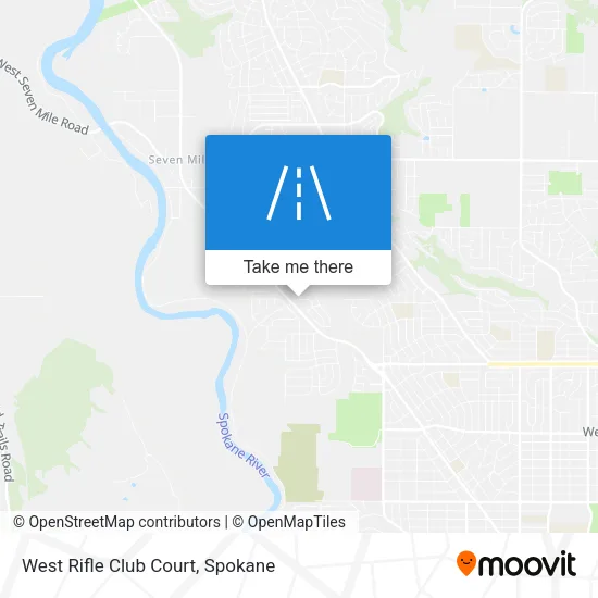West Rifle Club Court map