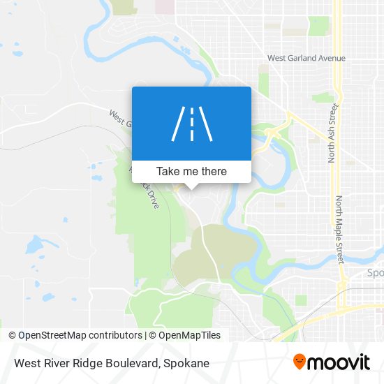 West River Ridge Boulevard map