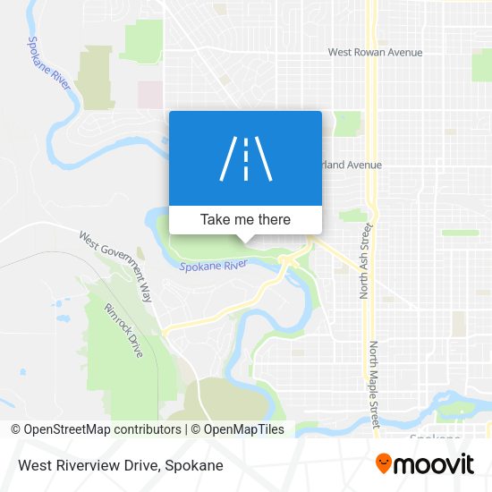 Mapa de West Riverview Drive