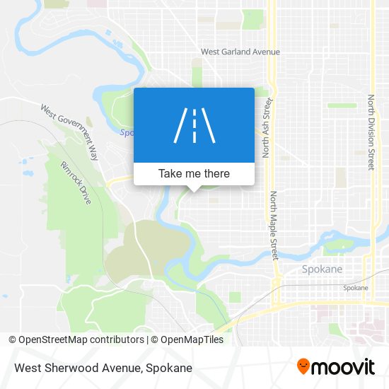 Mapa de West Sherwood Avenue