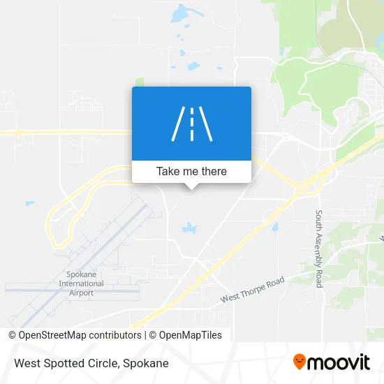 West Spotted Circle map