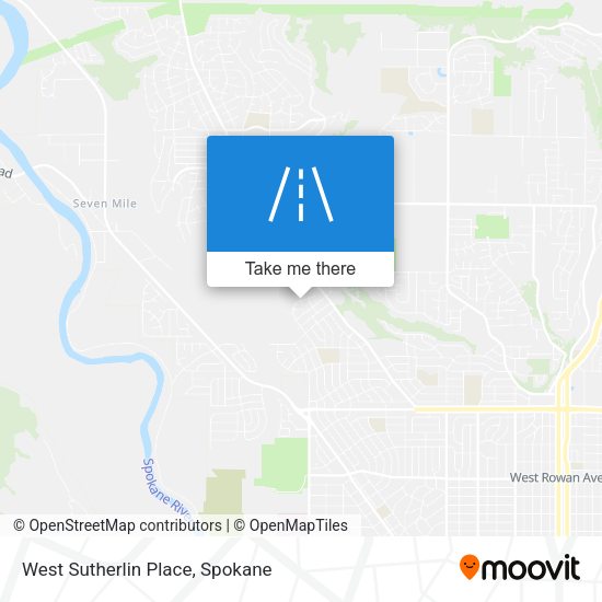 West Sutherlin Place map