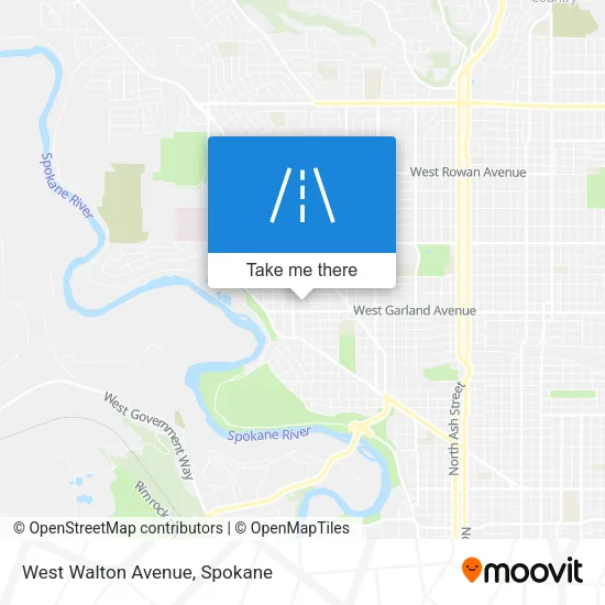 West Walton Avenue map