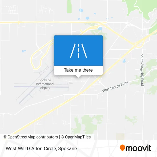 West Will D Alton Circle map