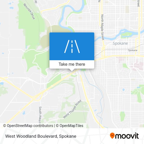 Mapa de West Woodland Boulevard