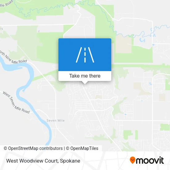 West Woodview Court map