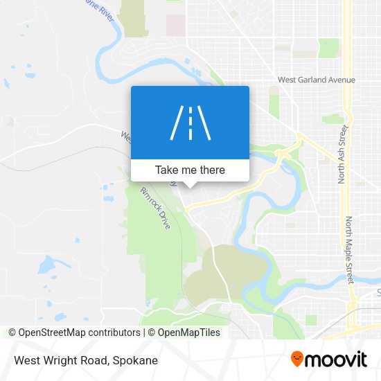 West Wright Road map