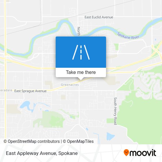 East Appleway Avenue map