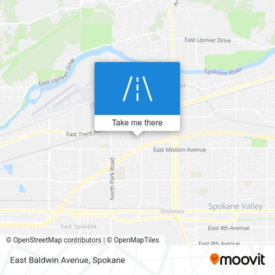 East Baldwin Avenue map