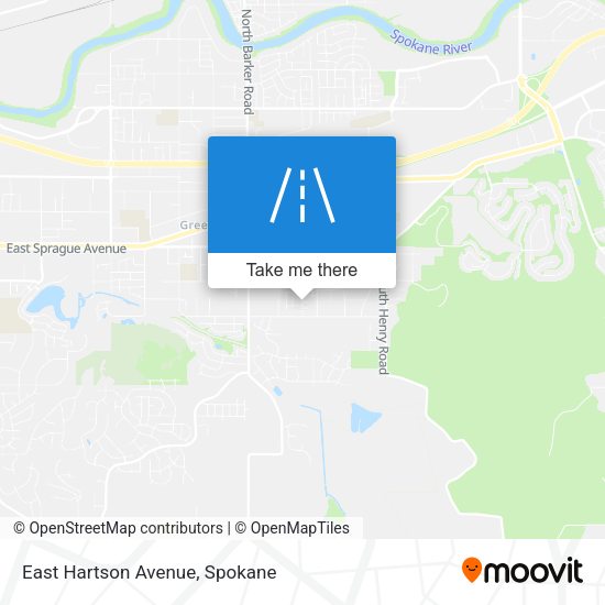 East Hartson Avenue map