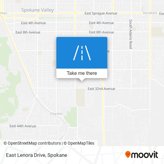 Mapa de East Lenora Drive